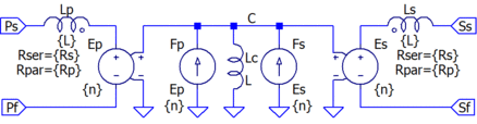 Transformer with linear core